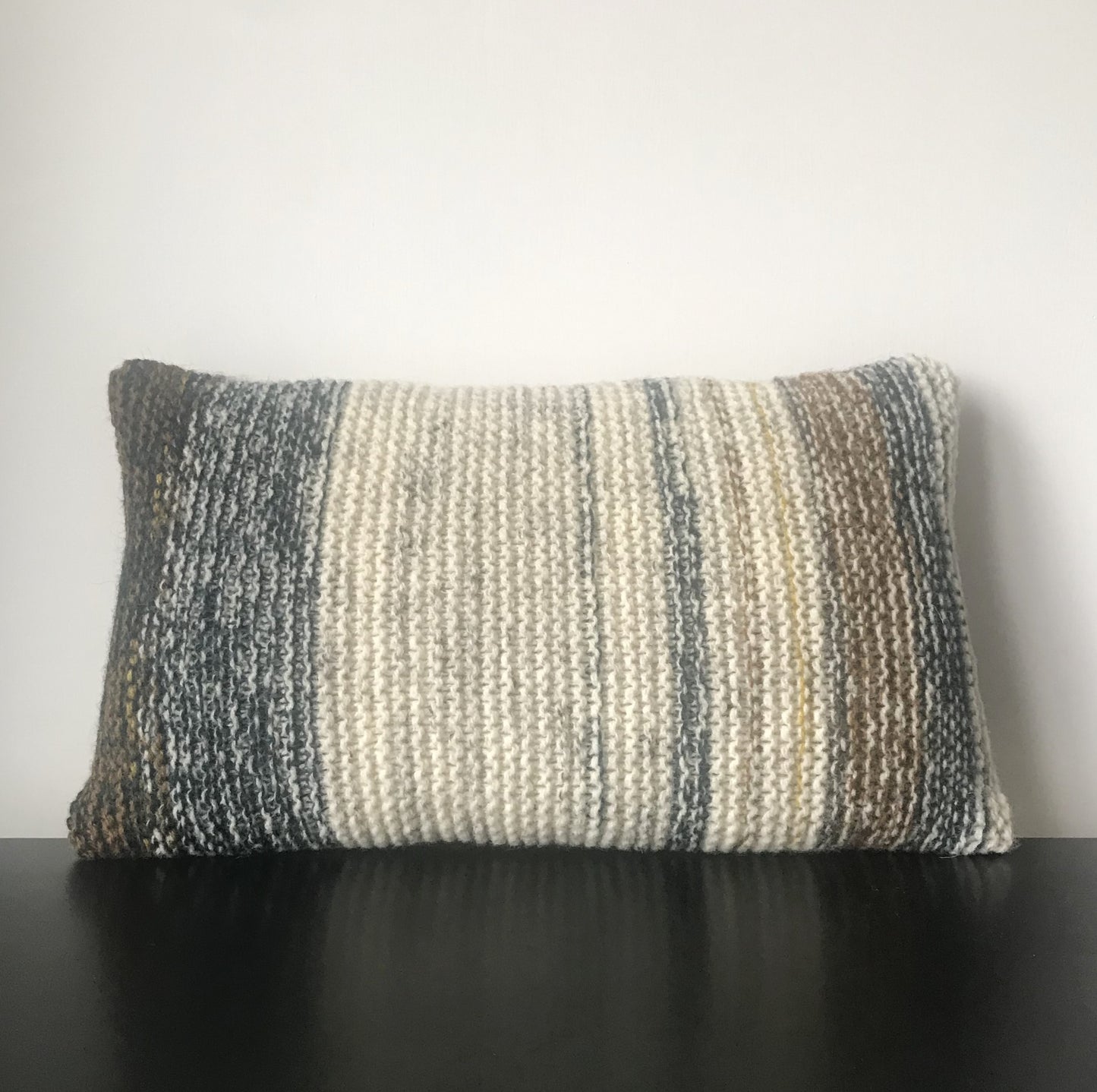 Shorelines Handknitted Cushion #5