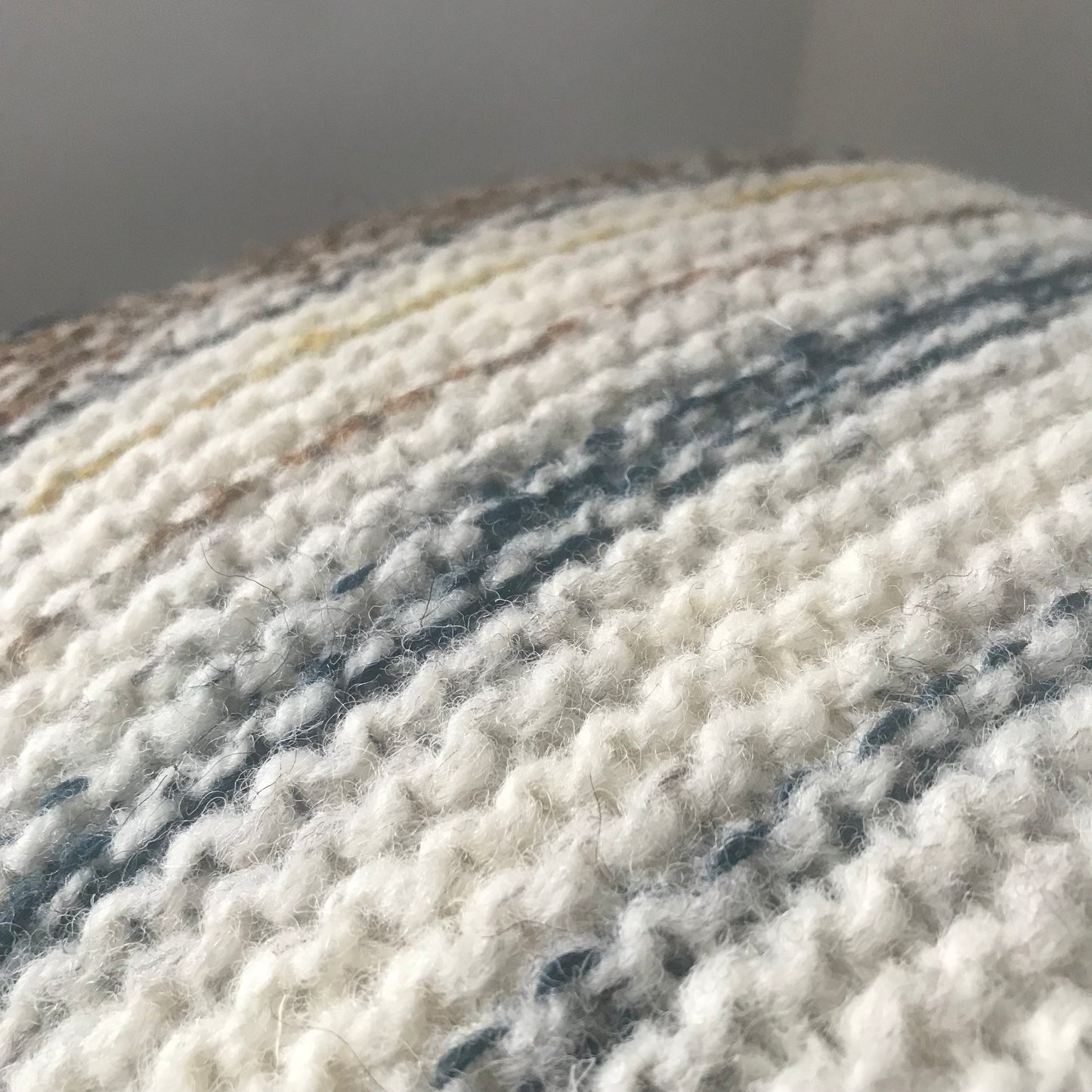 Shorelines Handknitted Cushion #5