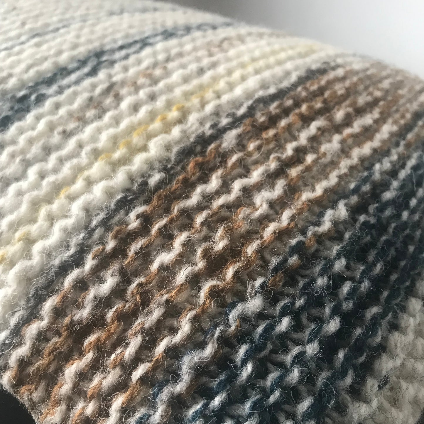 Shorelines Handknitted Cushion #5