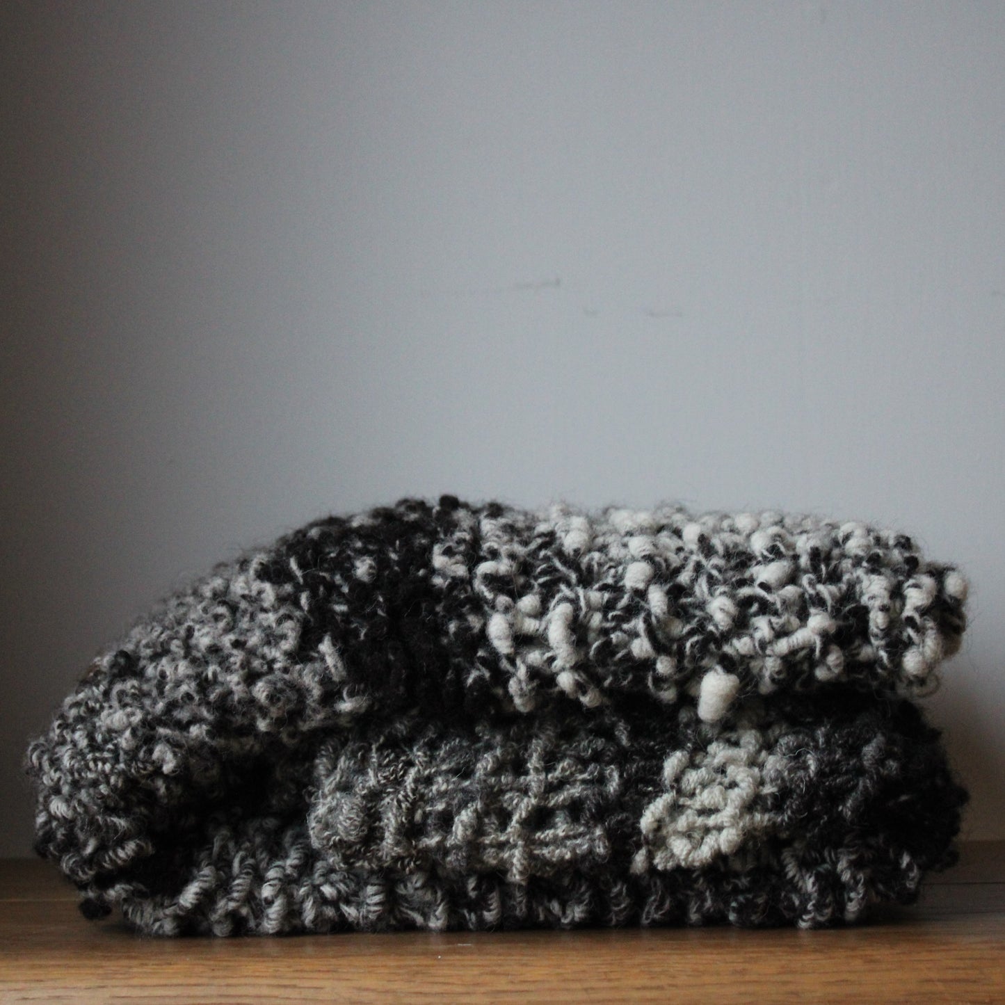 Hand knitted Throw