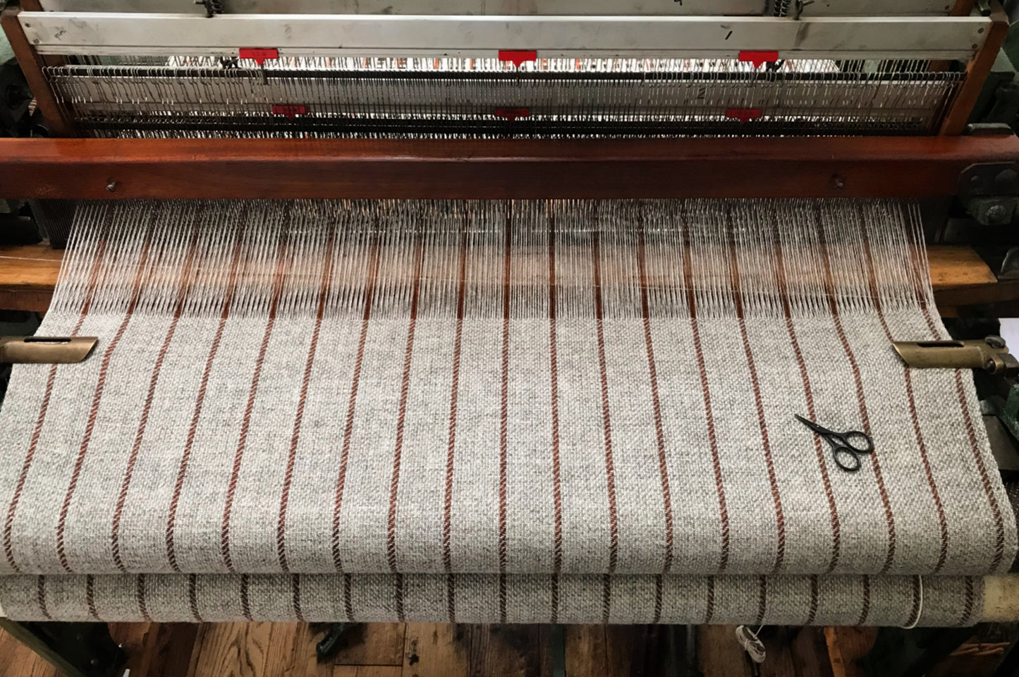 British Breed Tweed - Rust Stripe