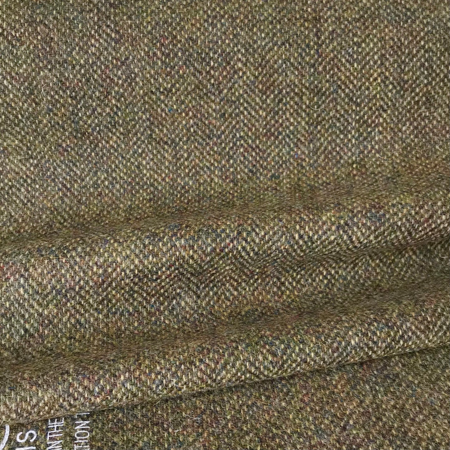 Harris Tweed ~ Grey & Yellow - 4:4 Herringbone - #79