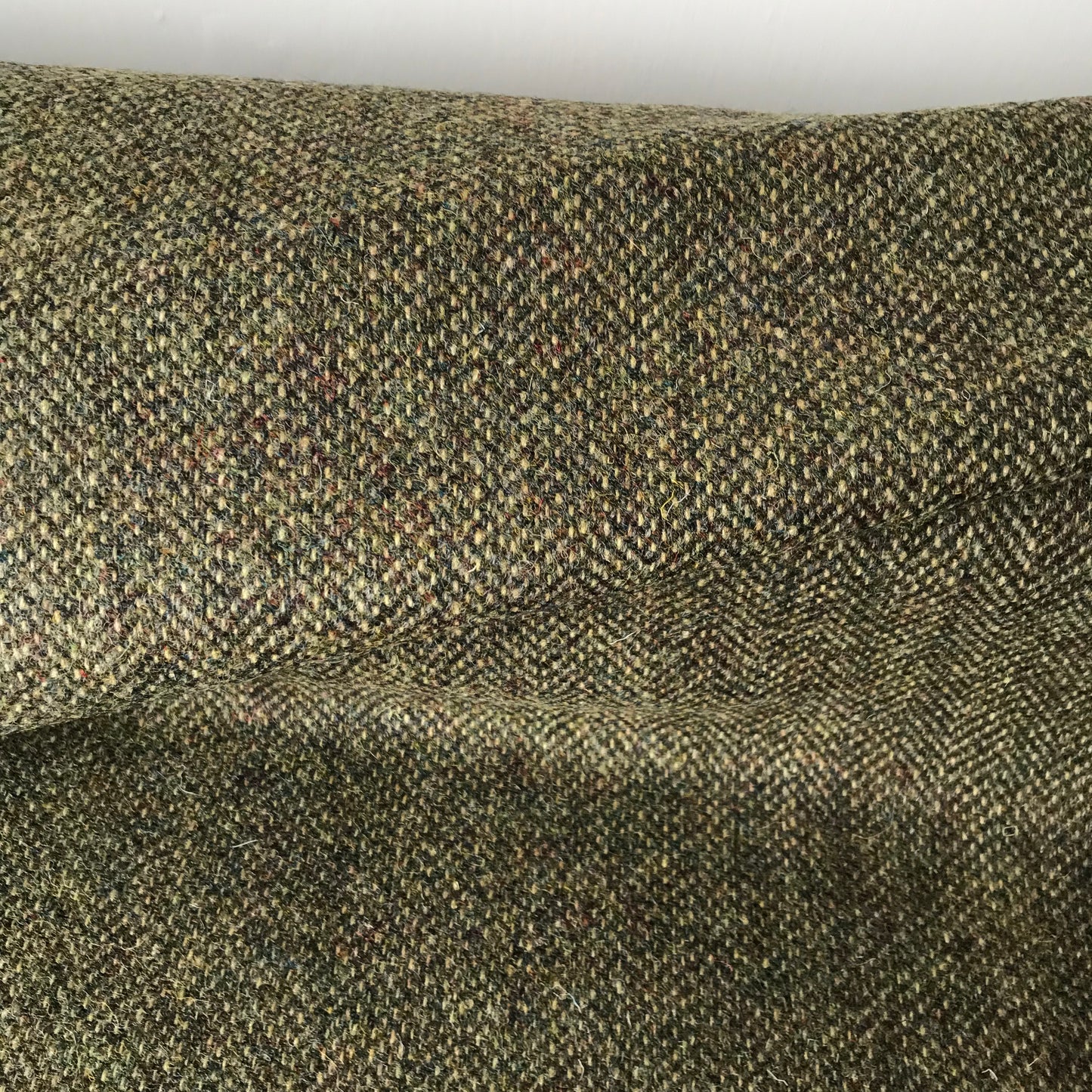 Harris Tweed ~ Grey & Yellow - 4:4 Herringbone - #79