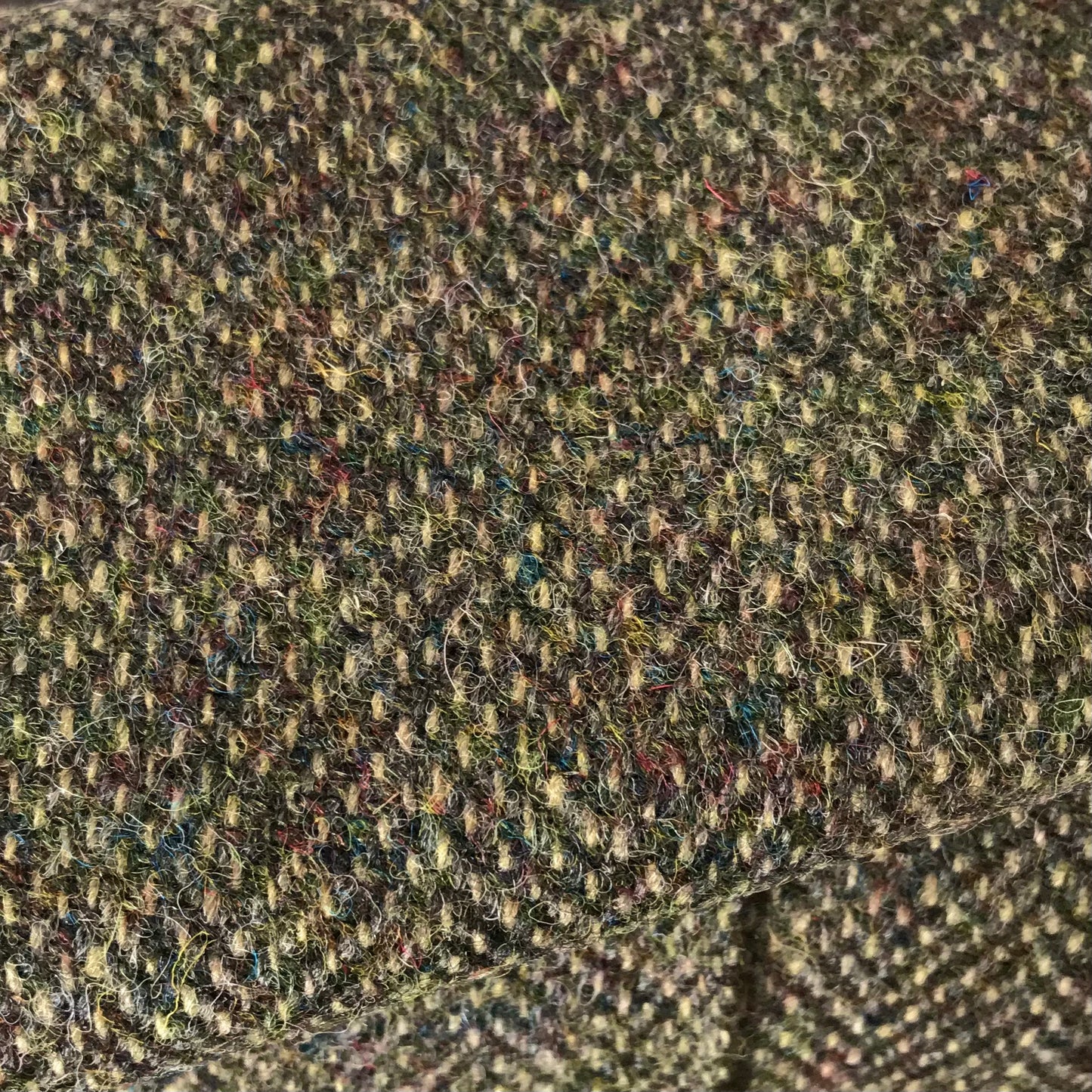 Harris Tweed ~ Grey & Yellow - 4:4 Herringbone - #79