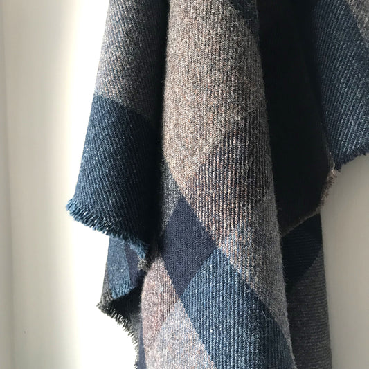 Shetland Wool Woven Shawl #1