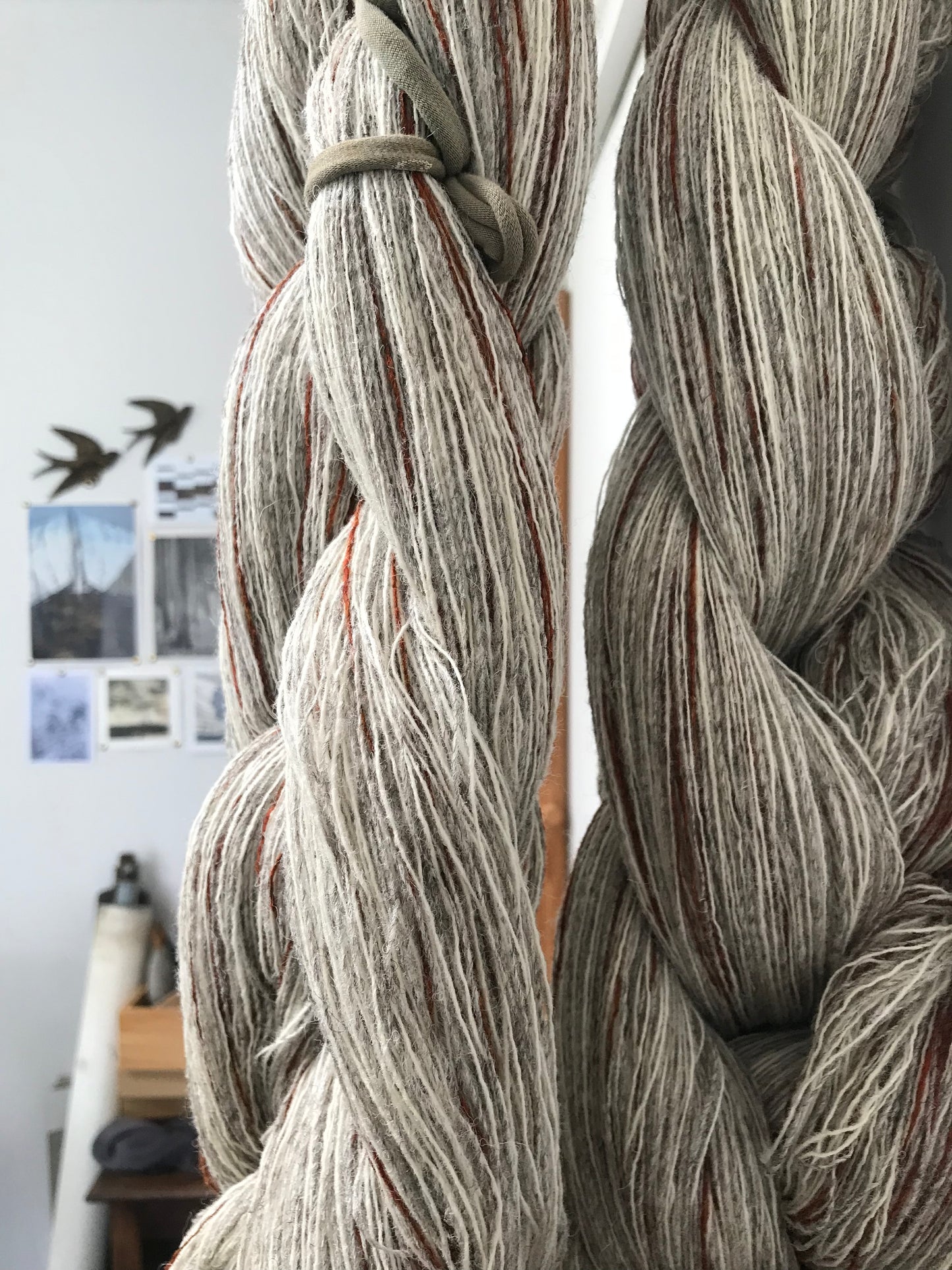 British Breed Tweed - Rust Stripe