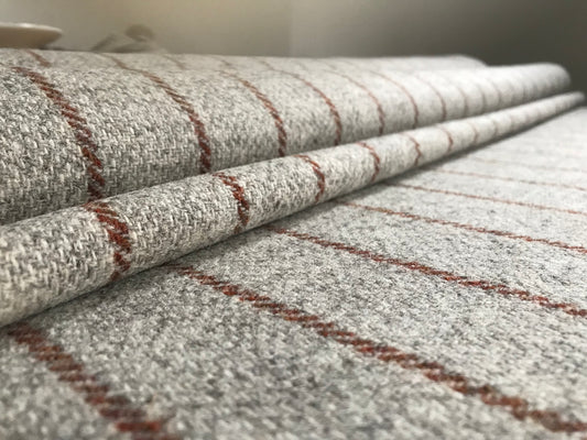 British Breed Tweed - Rust Stripe