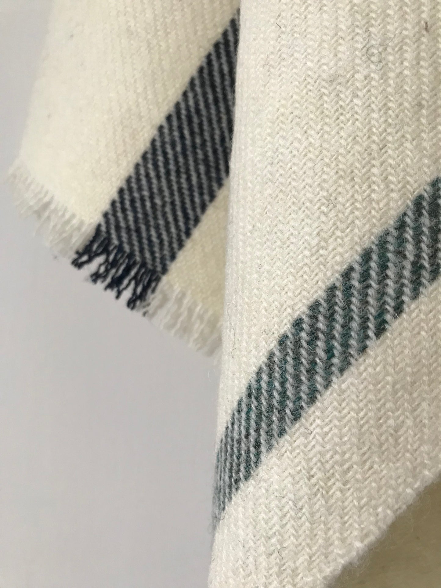 Woven Shawl - Three vertical stripes