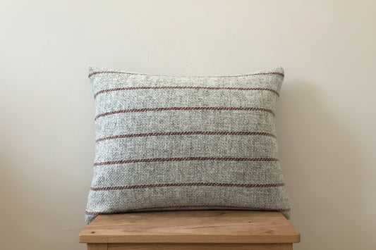 BRITISH BREED Cushion - Rust Stripe