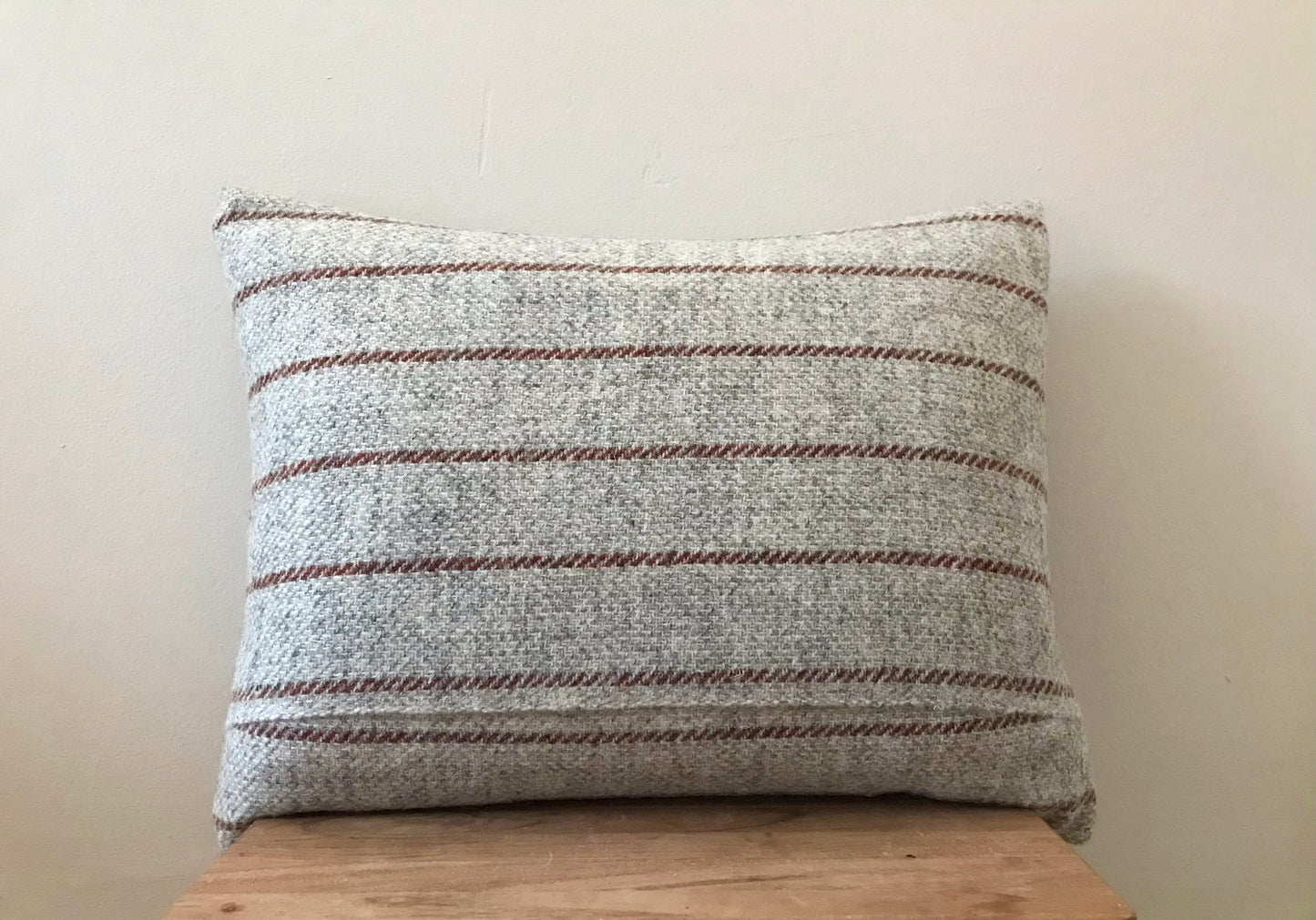 BRITISH BREED Cushion - Rust Stripe