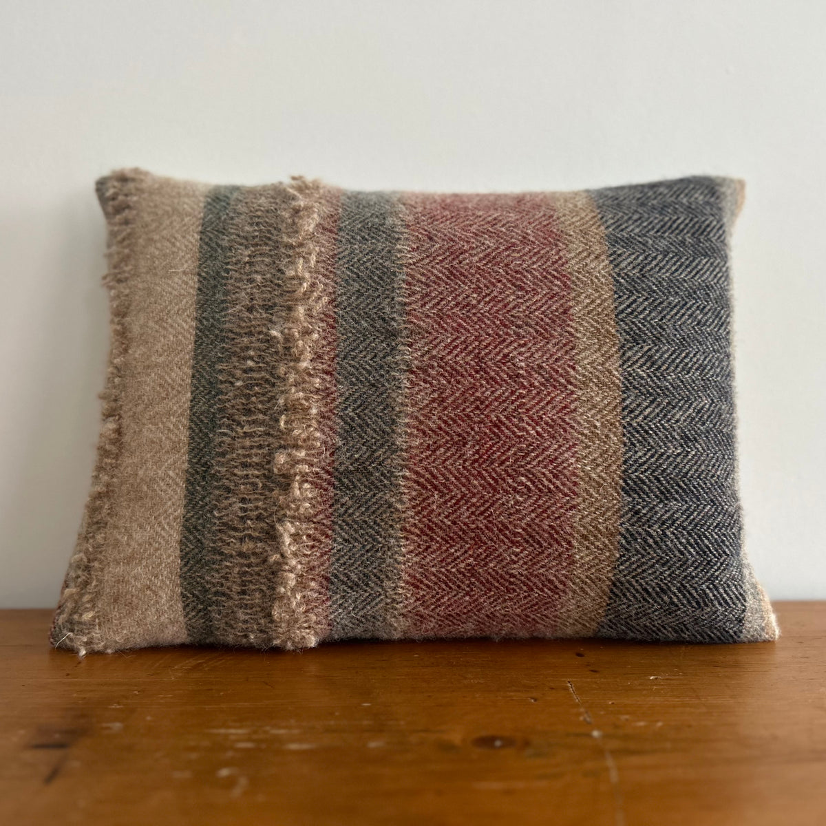 Rustic Cushion - multi coloured