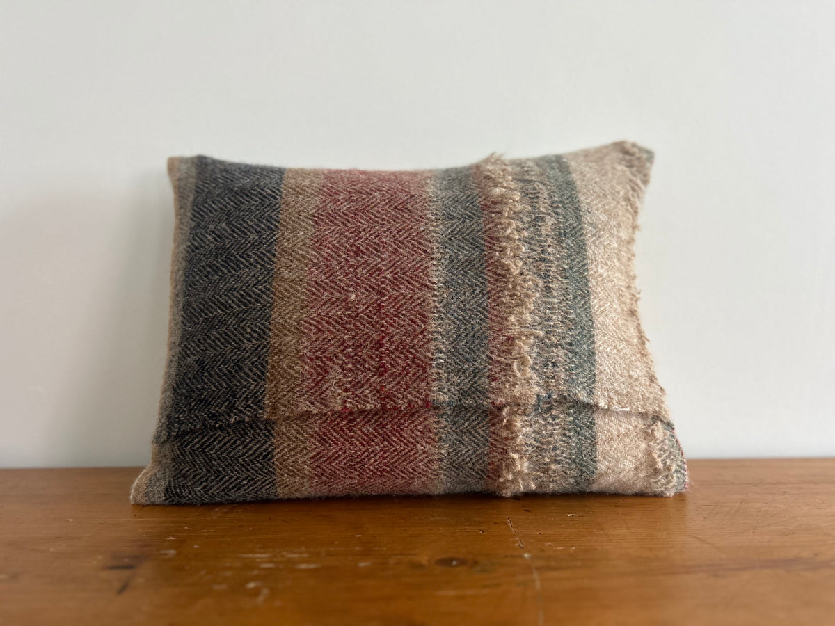 Rustic Cushion - multi coloured