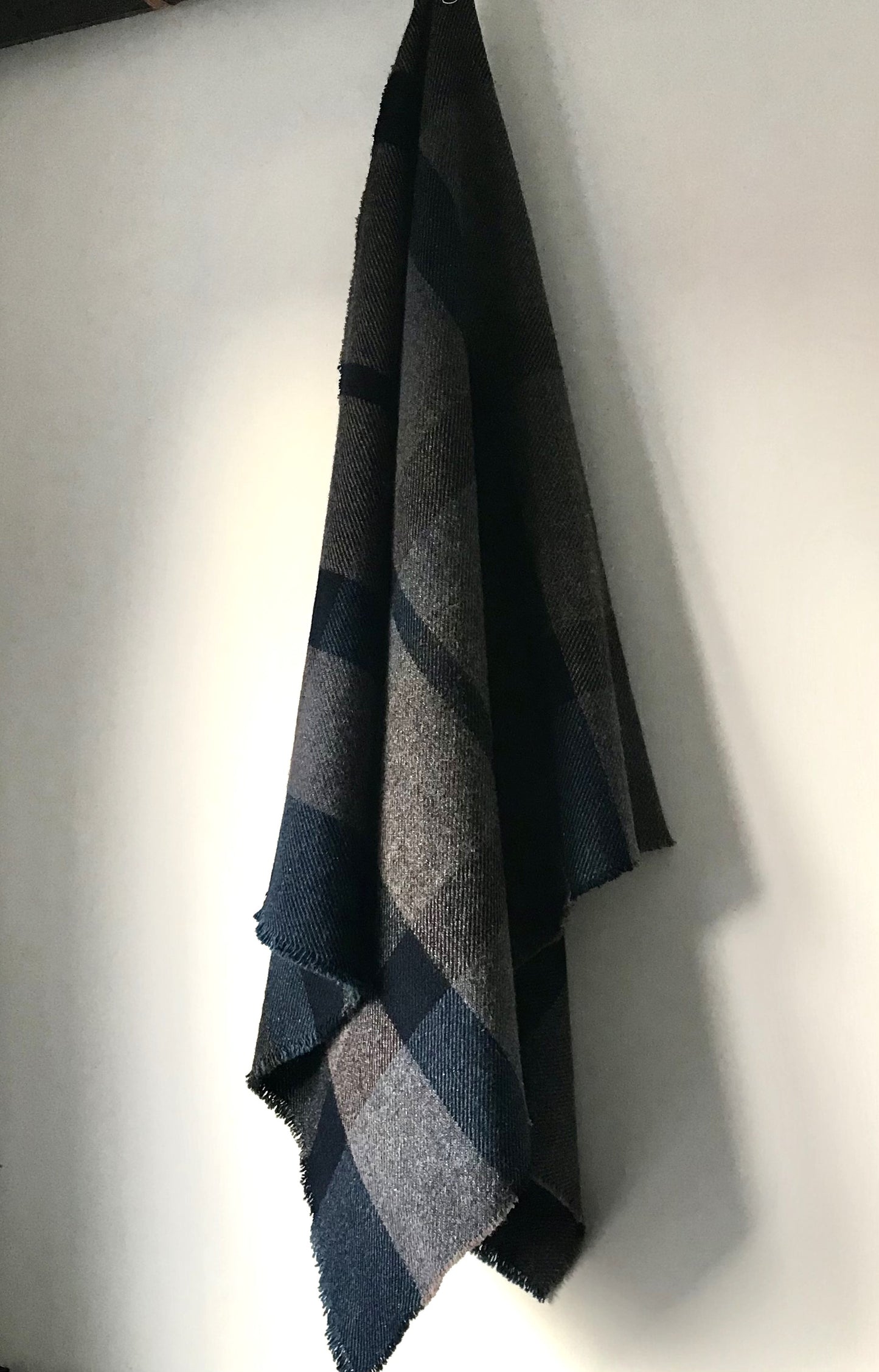 Shetland Wool Woven Shawl #1