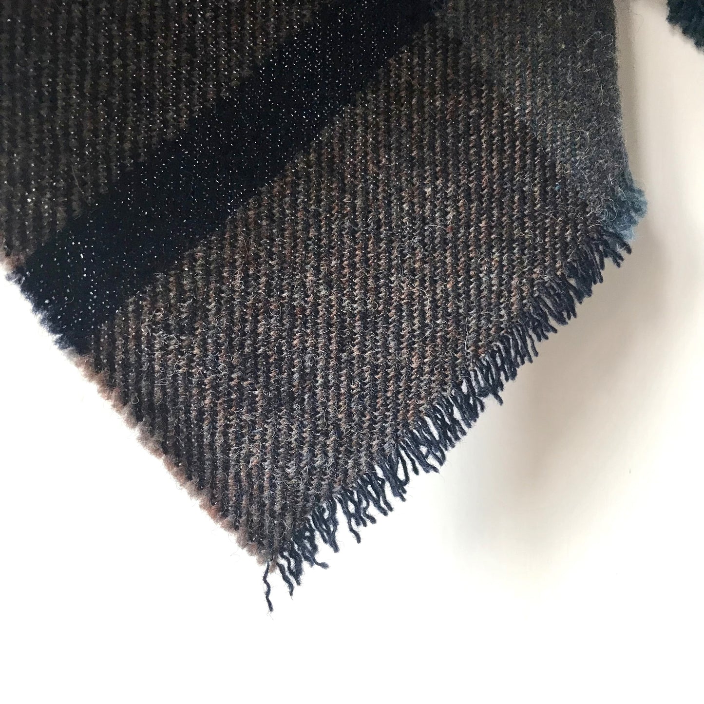 Shetland Wool Woven Shawl #1